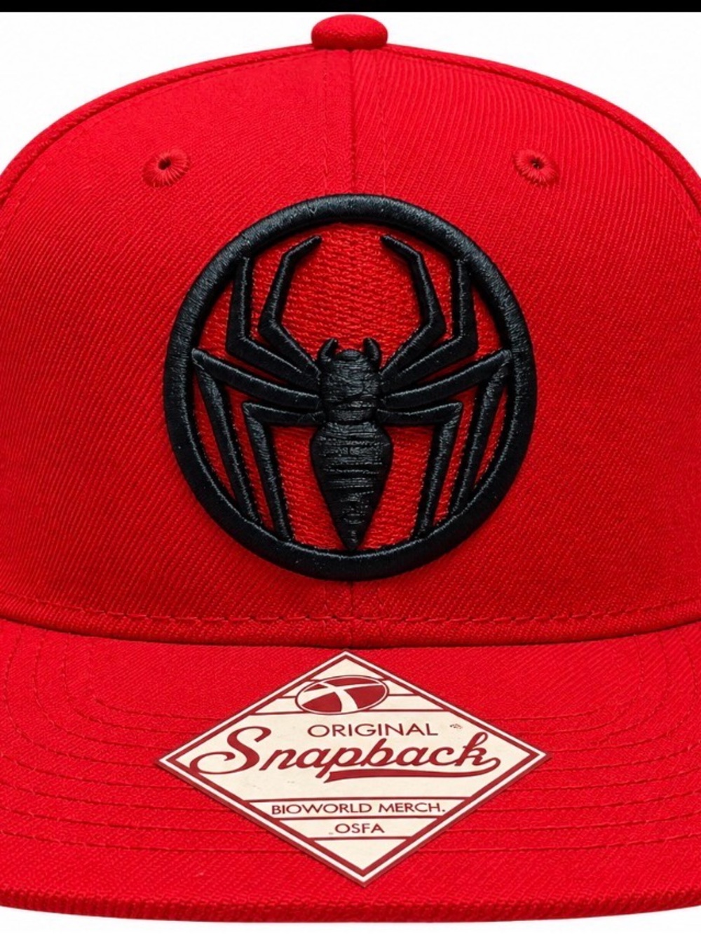 Marvels Spider-Man With Logo Original Snapback Hat Marvel Comics Red New